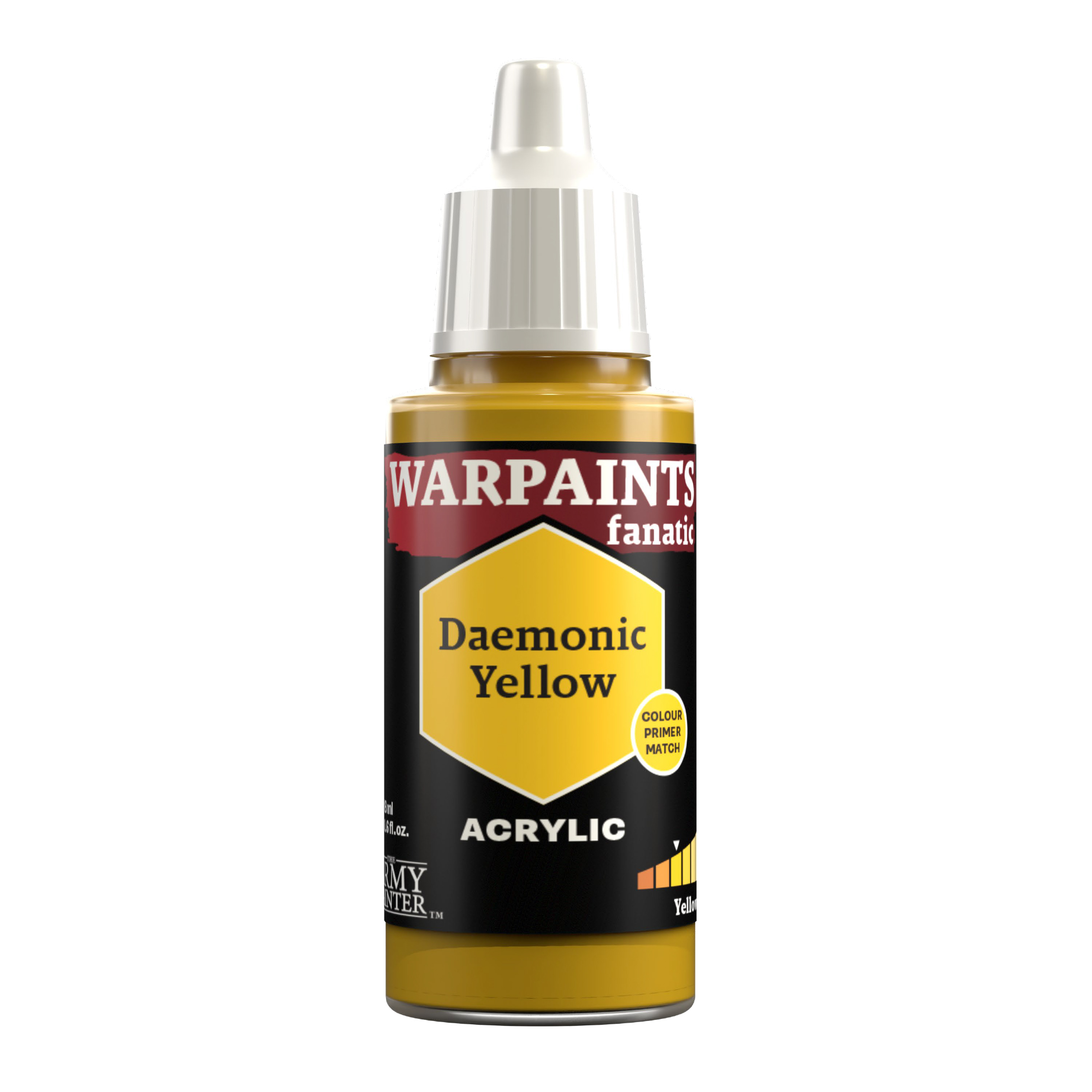 Army Painter Warpaints Fanatic: Daemonic Yellow (6)