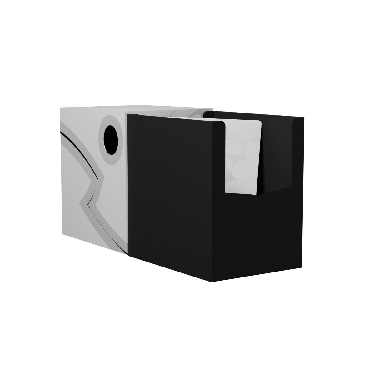 Dragon Shield: Double Shell 150+: Revised – Ashen White/Black