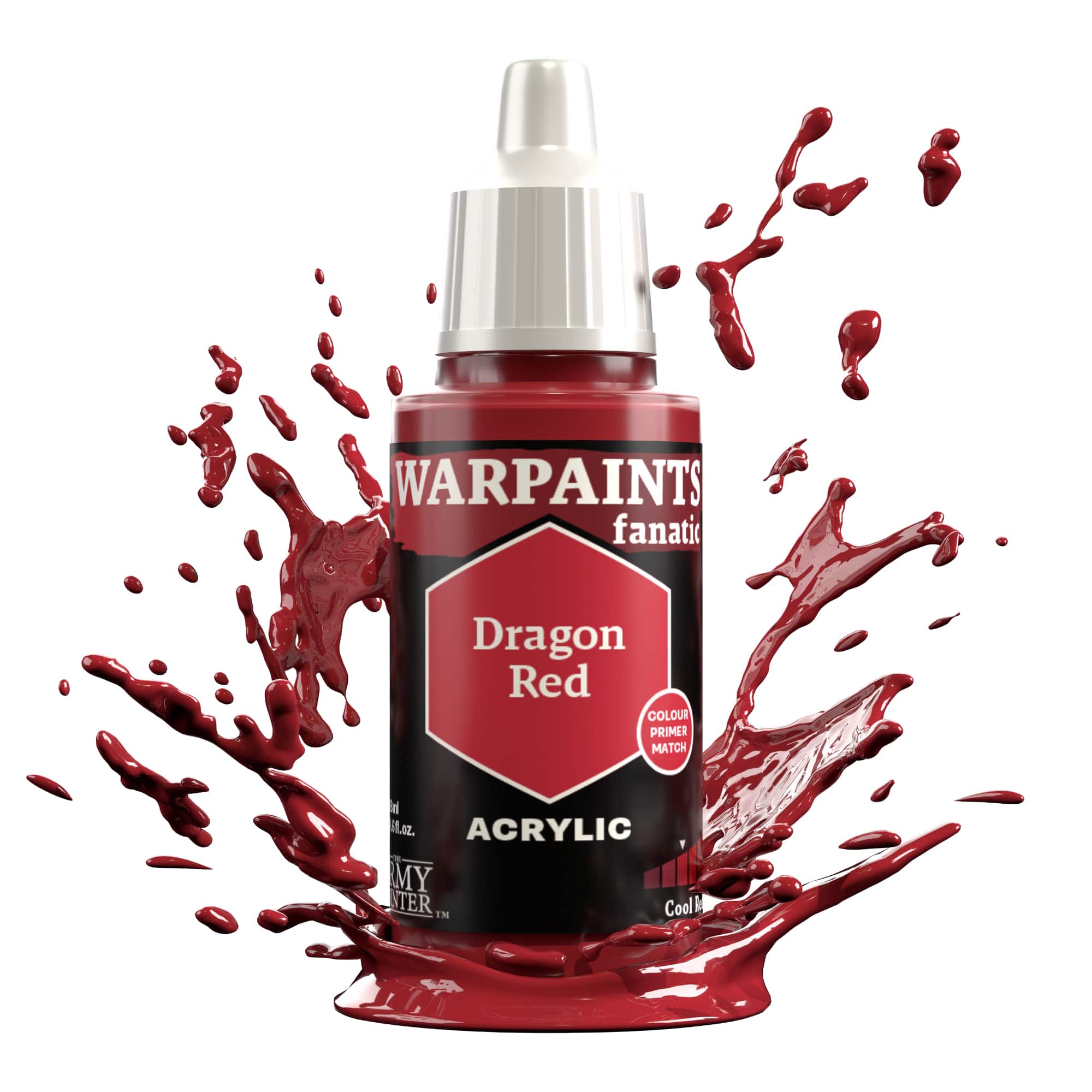 Army Painter Warpaints Fanatic:  Dragon Red (6)
