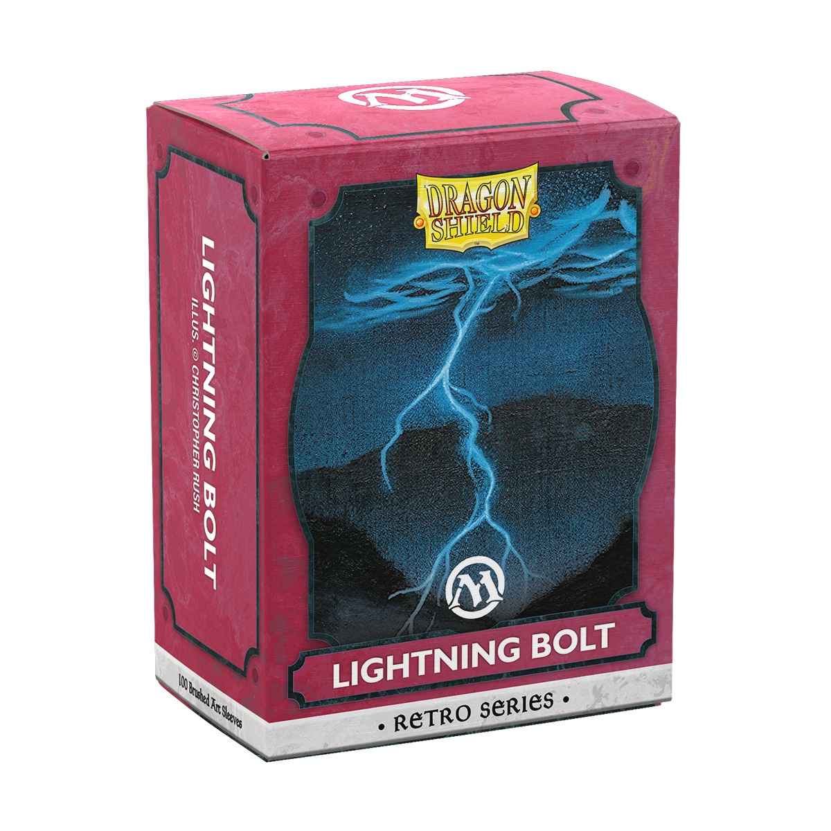 Dragon Shield: Brushed Art – Magic: Lightning Bolt (100)