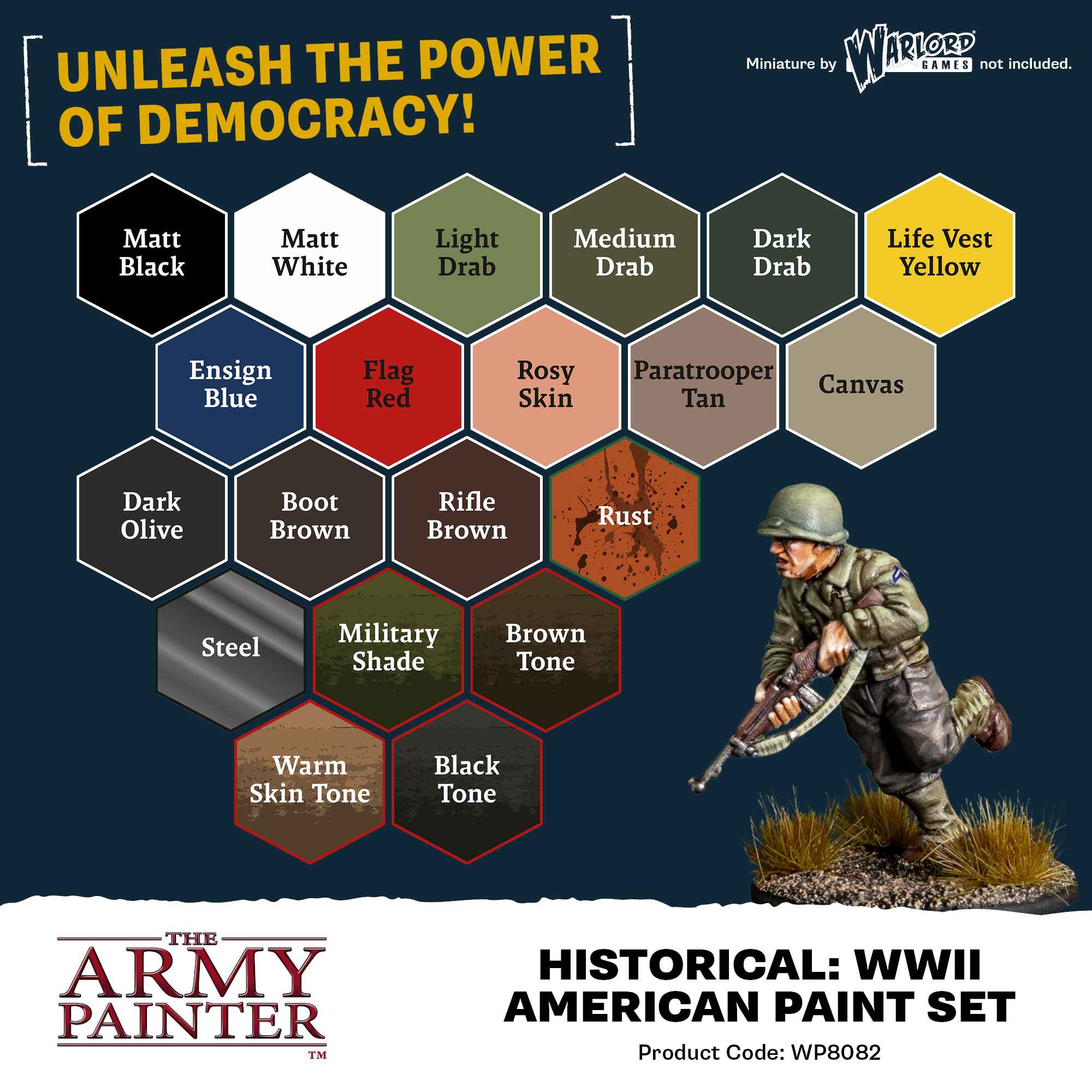 Army Painter – Historical: WWII American Paint Set