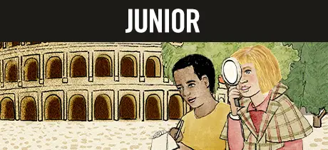 Coverzeichnung des Junior-Krimispiels Das verschollene Schwert
