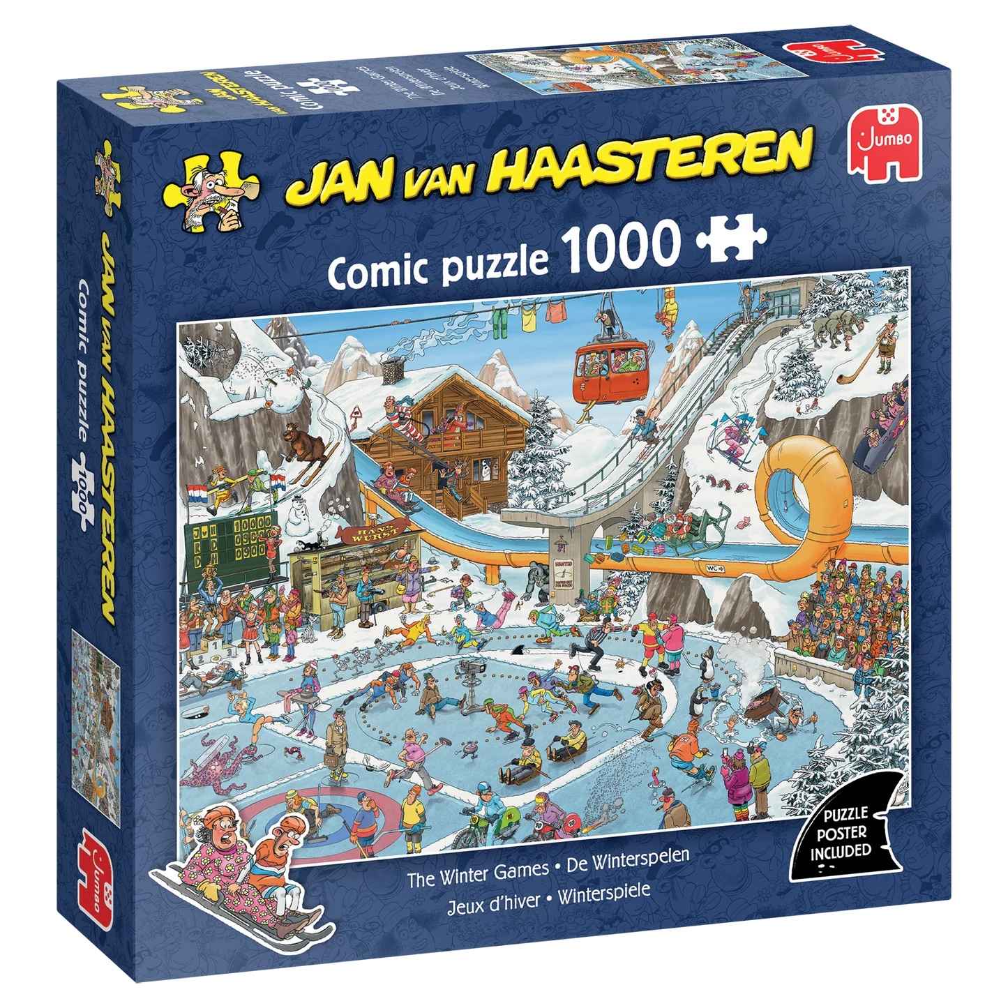 Puzzle: Winterspiele (Jan van Haasteren) (1000 Teile)