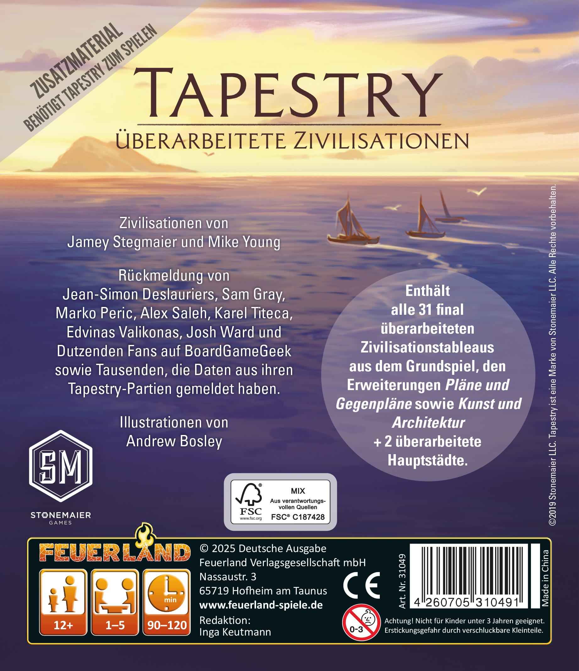 Tapestry: Überarbeitete Zivilisationen [Erweiterung]