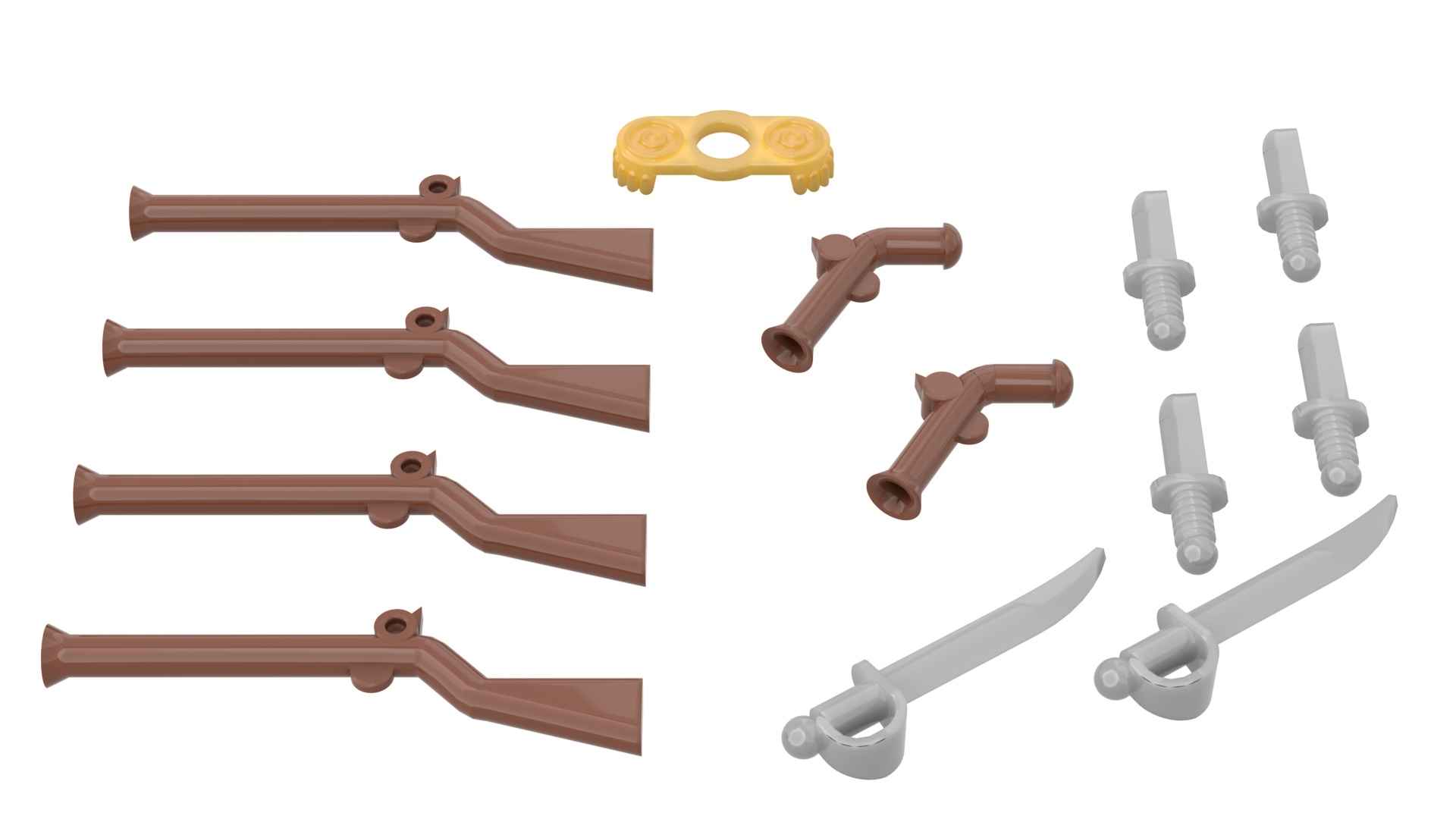 Kiddiz Figuren-Pack: Rotröcke Soldaten / British Redcoats