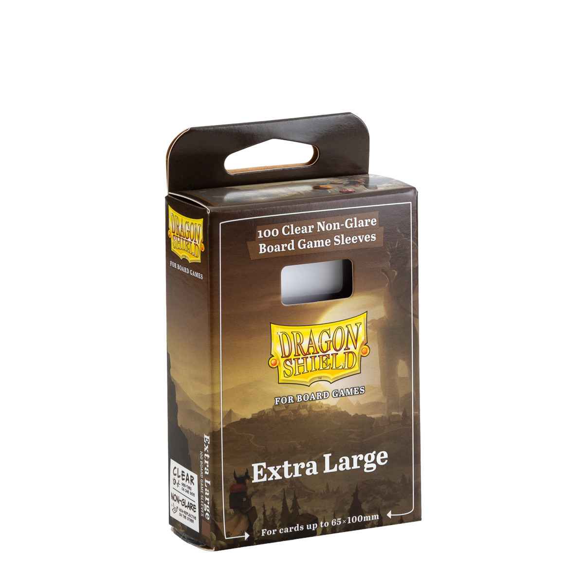 Dragon Shield: Board Game Sleeves Clear/NonGlare – Extra large (100)