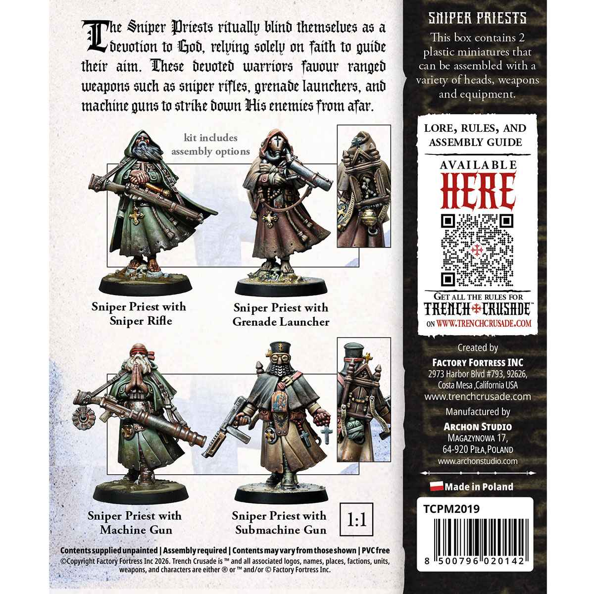 Trench Crusade:Sniper Priest