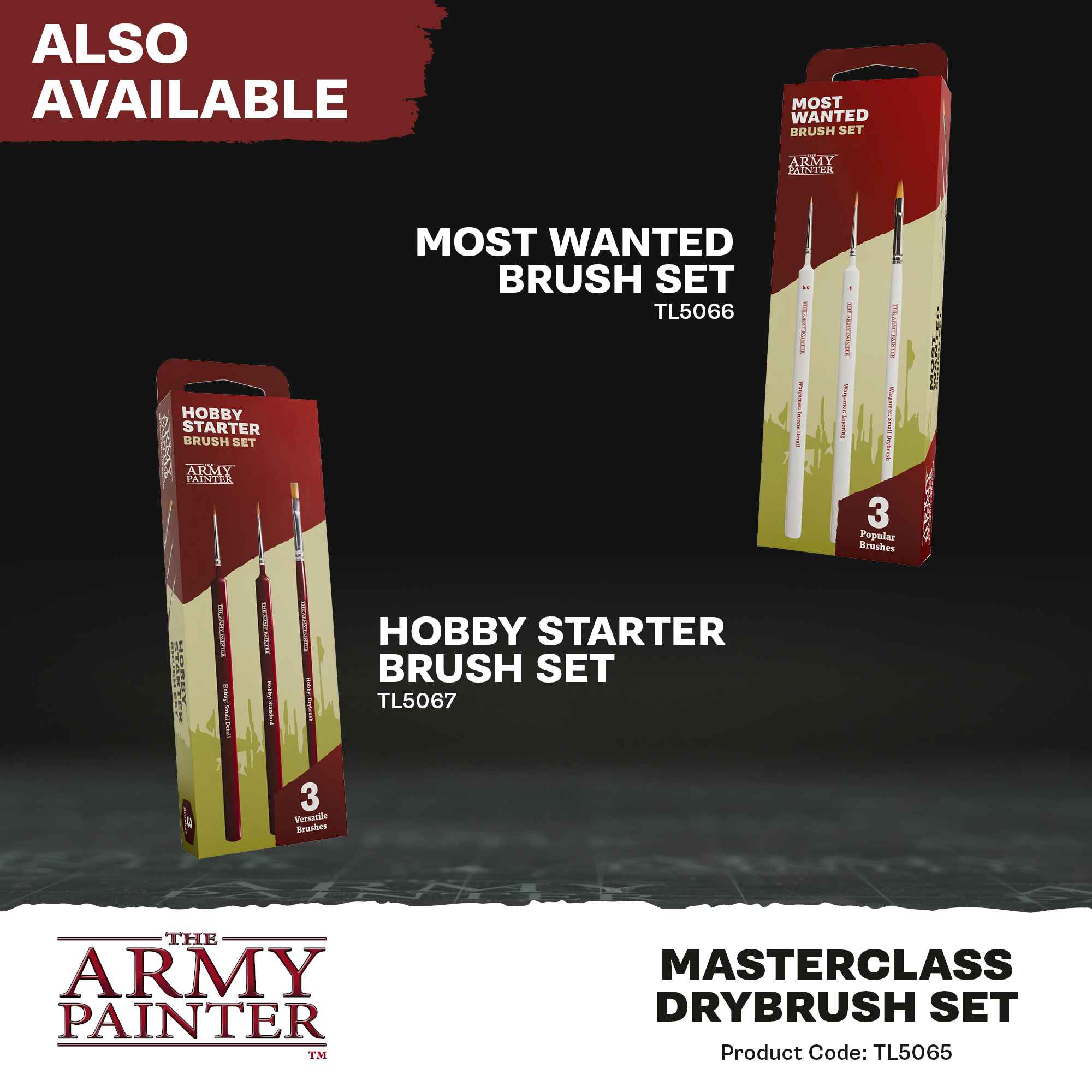 Army Painter Masterclass Drybrush Set *new*