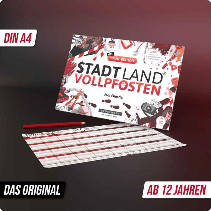 STADT LAND VOLLPFOSTEN – CRIME EDITION - Mordslustig - A4