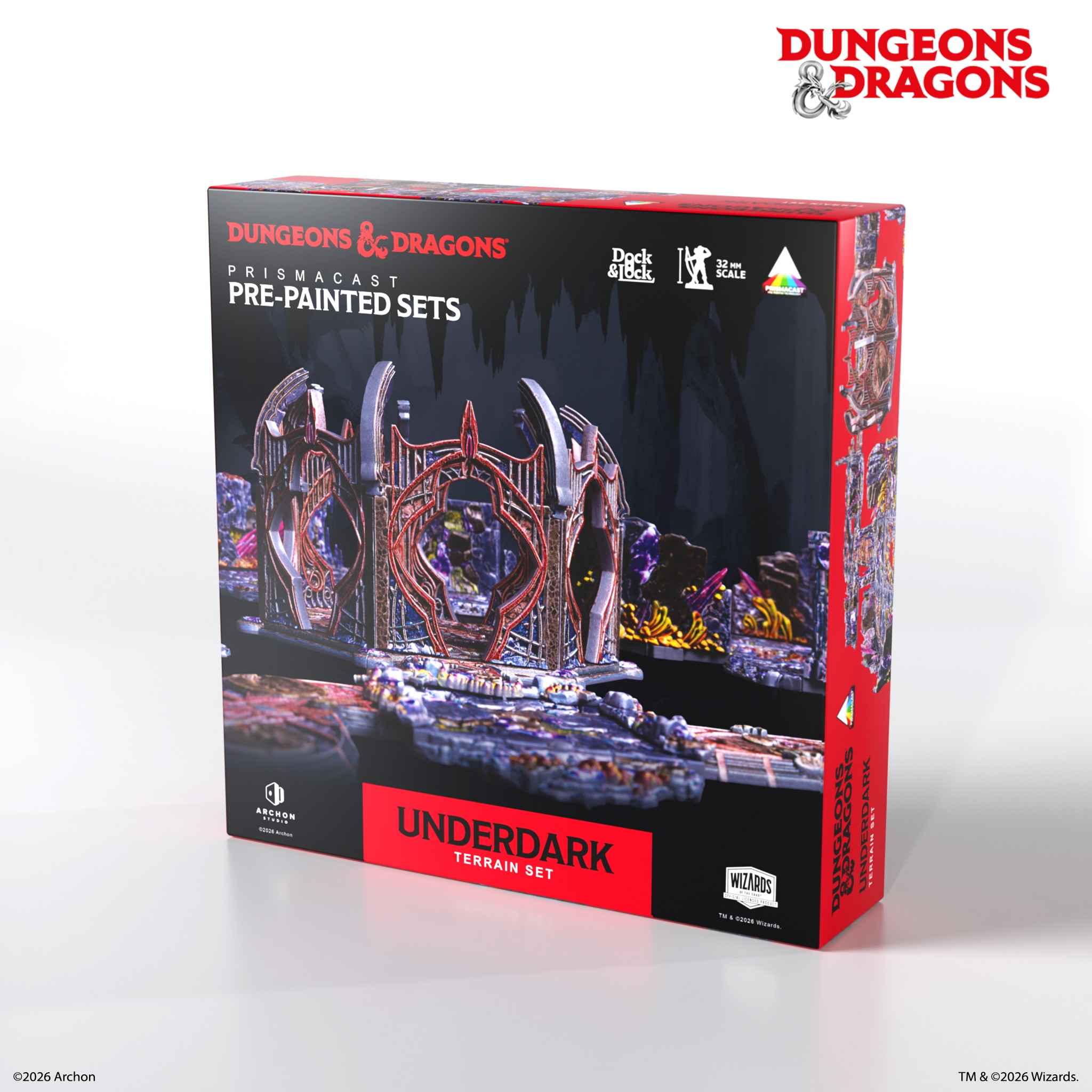 Dungeons & Dragons: Underdark Pre-Painted Terrain Set