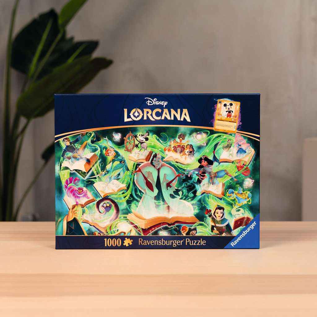 Puzzle: Disney Lorcana – Glimmers of the Realm: Emerald (1000 Teile)