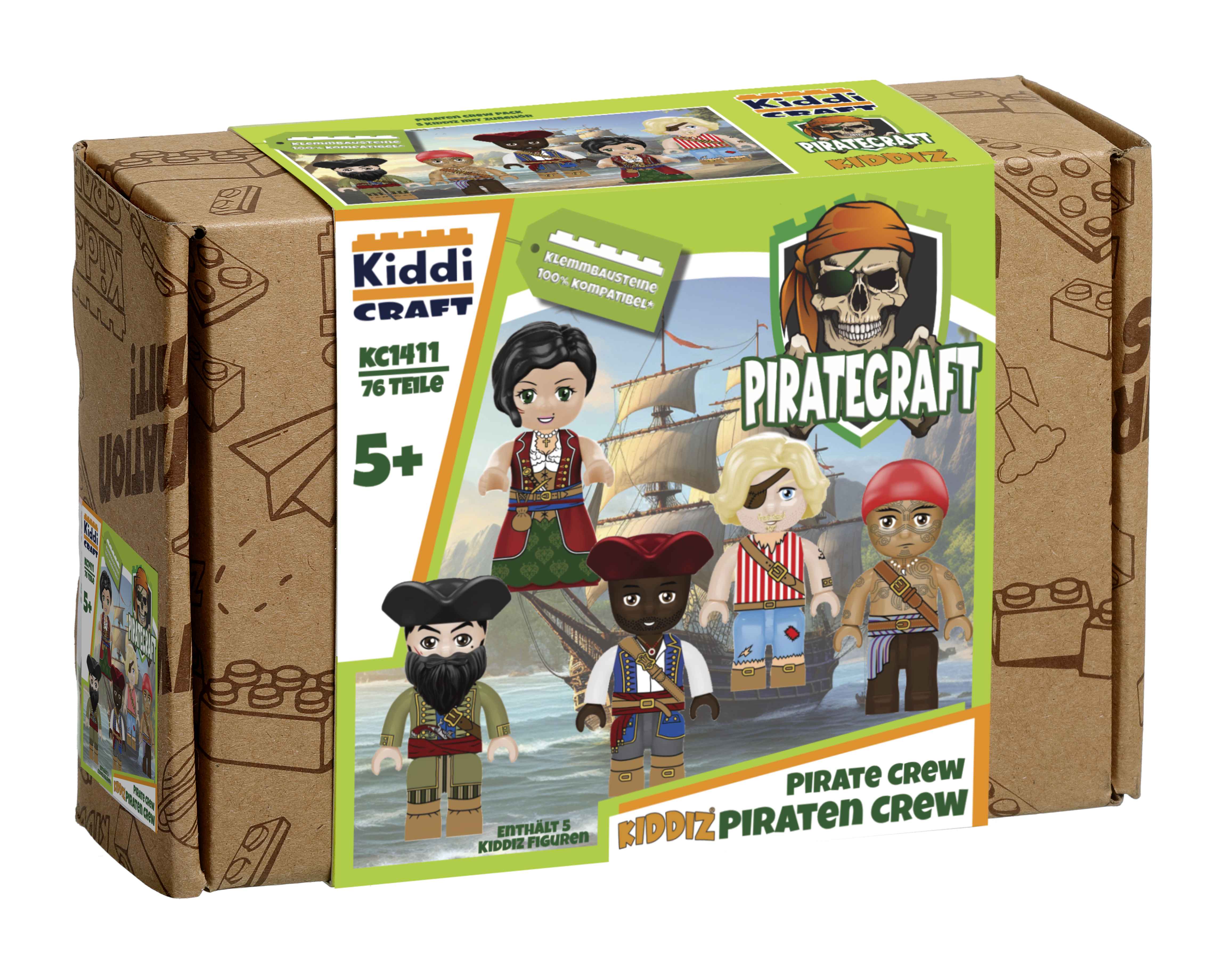 Herocraft KIDDIZ Figuren-Pack: Piraten Crew