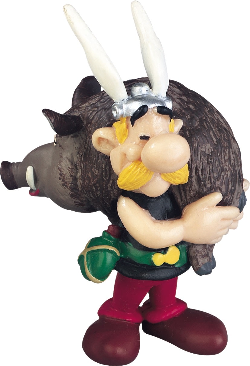 Asterix mit Wildschwein