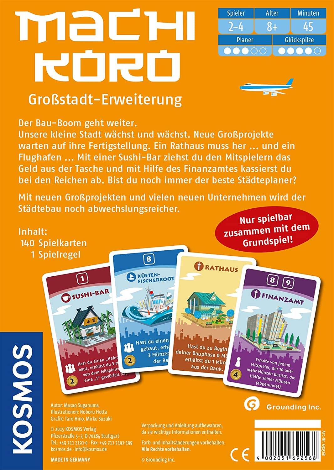 Machi Koro: Großstadt Erweiterung [1. Erweiterung]