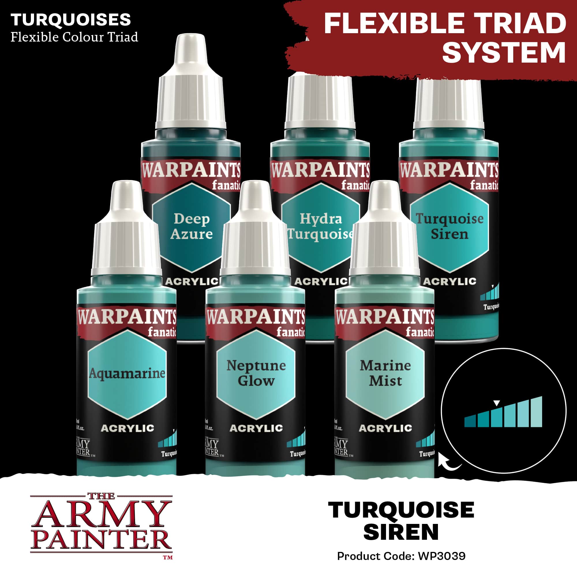Army Painter Warpaints Fanatic: Turquoise Siren (6)