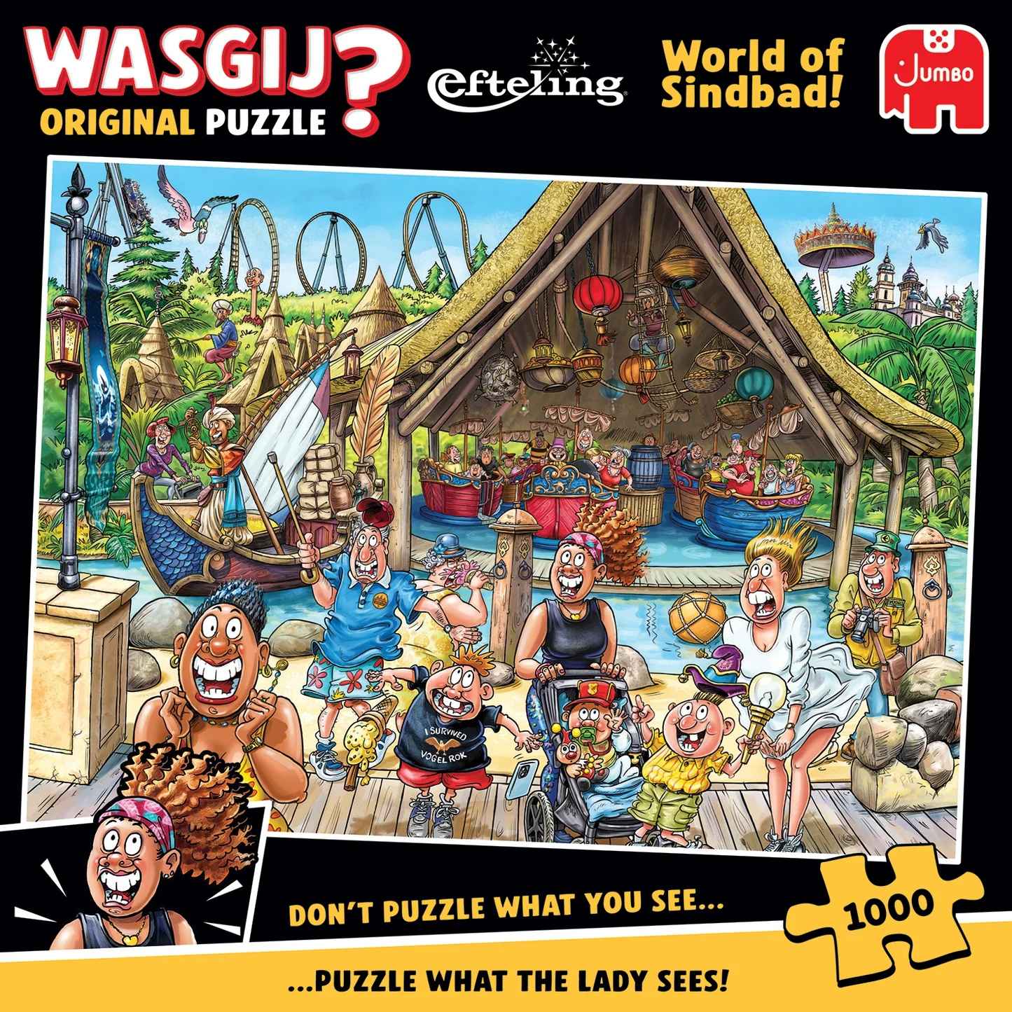 Wasgij Orginal Efteling 2025 – Die Welt von Sindbad  (1000 Teile)