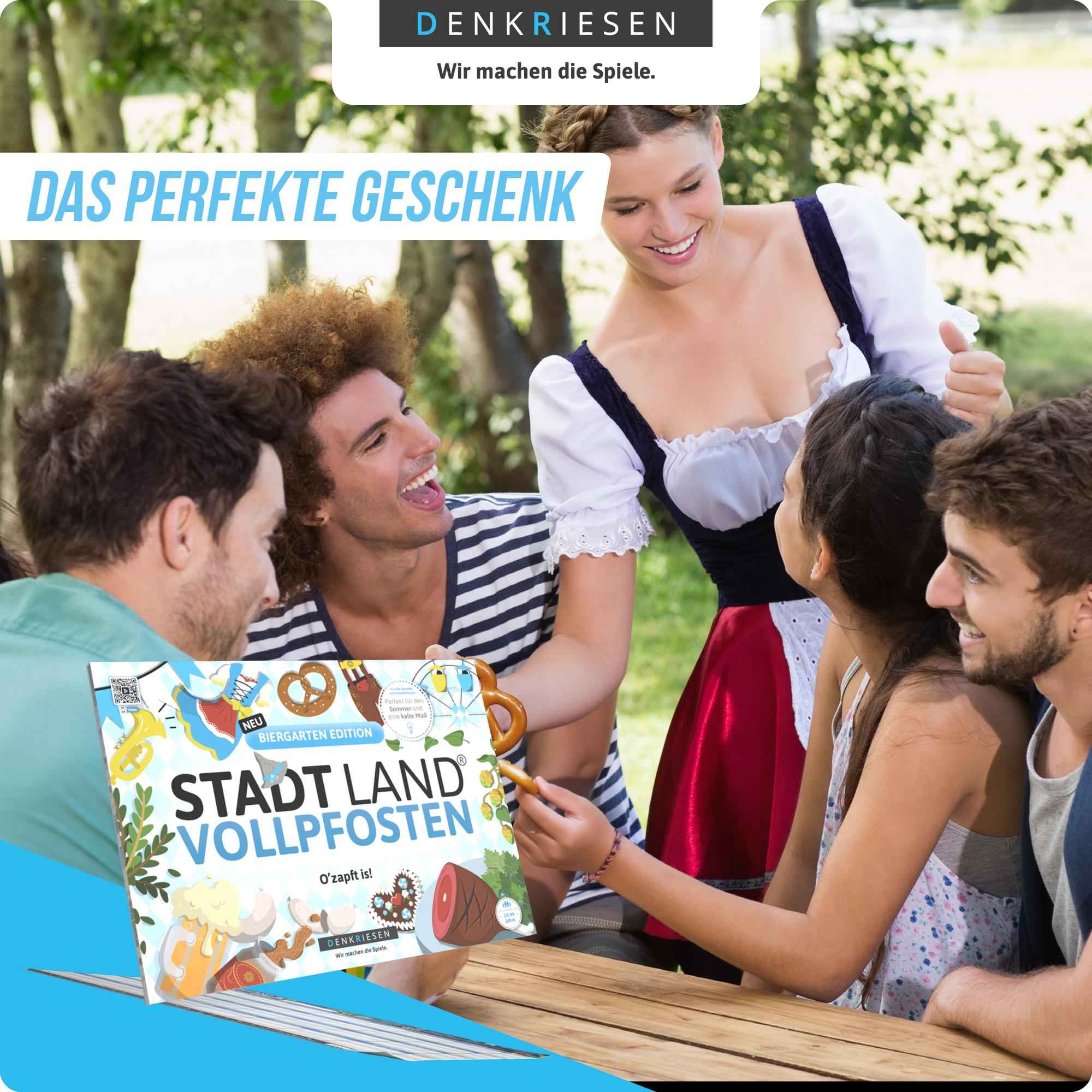 STADT LAND VOLLPFOSTEN – Biergarten Edition - "O'zapft is!" | A4 Spielblock