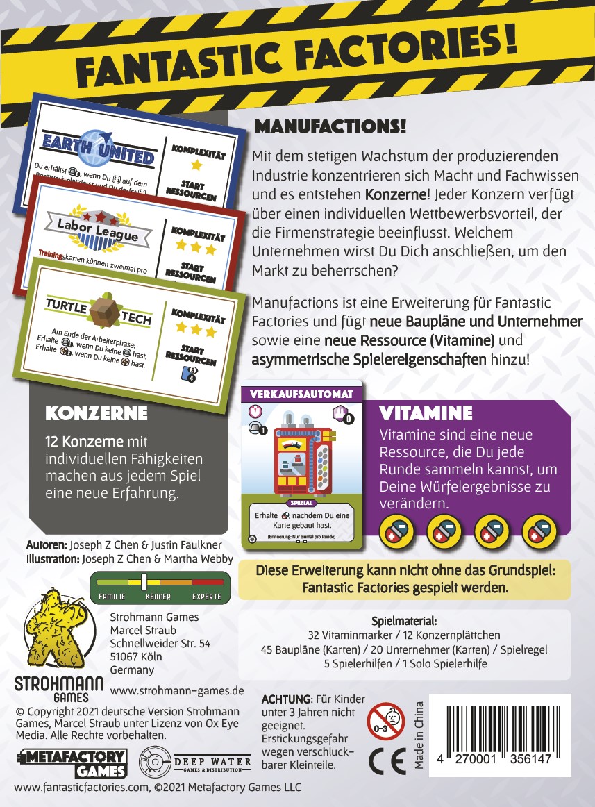 Fantastic Factories: Manufactions [Erweiterung]
