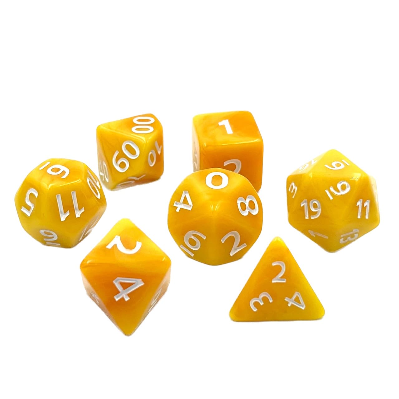 Würfelset: Fruity Orange Gum (7)