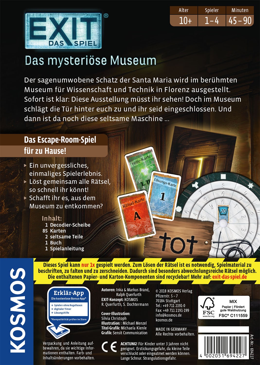EXIT – Das Spiel: Das mysteriöse Museum
