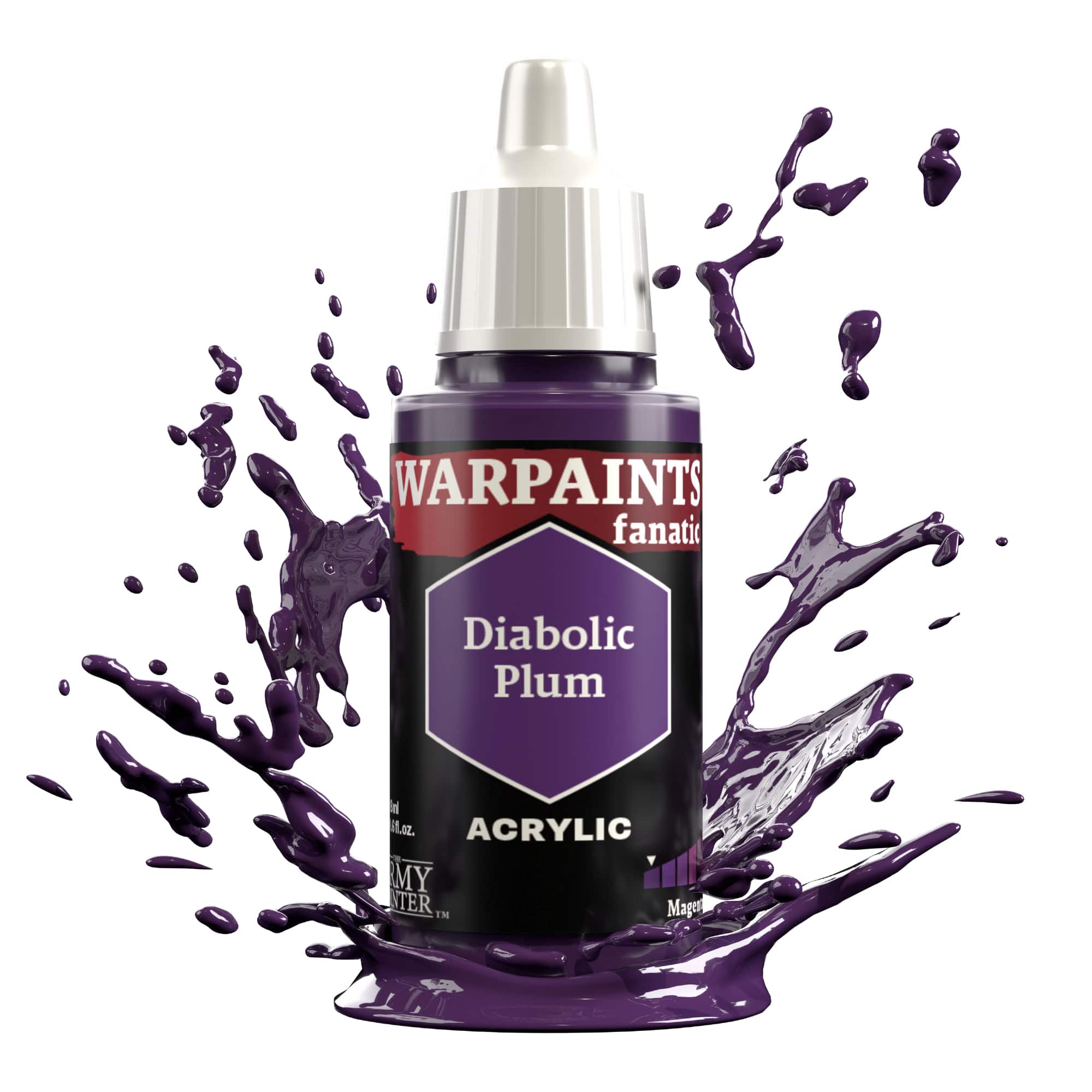 Army Painter Warpaints Fanatic: Diabolic Plum (6)