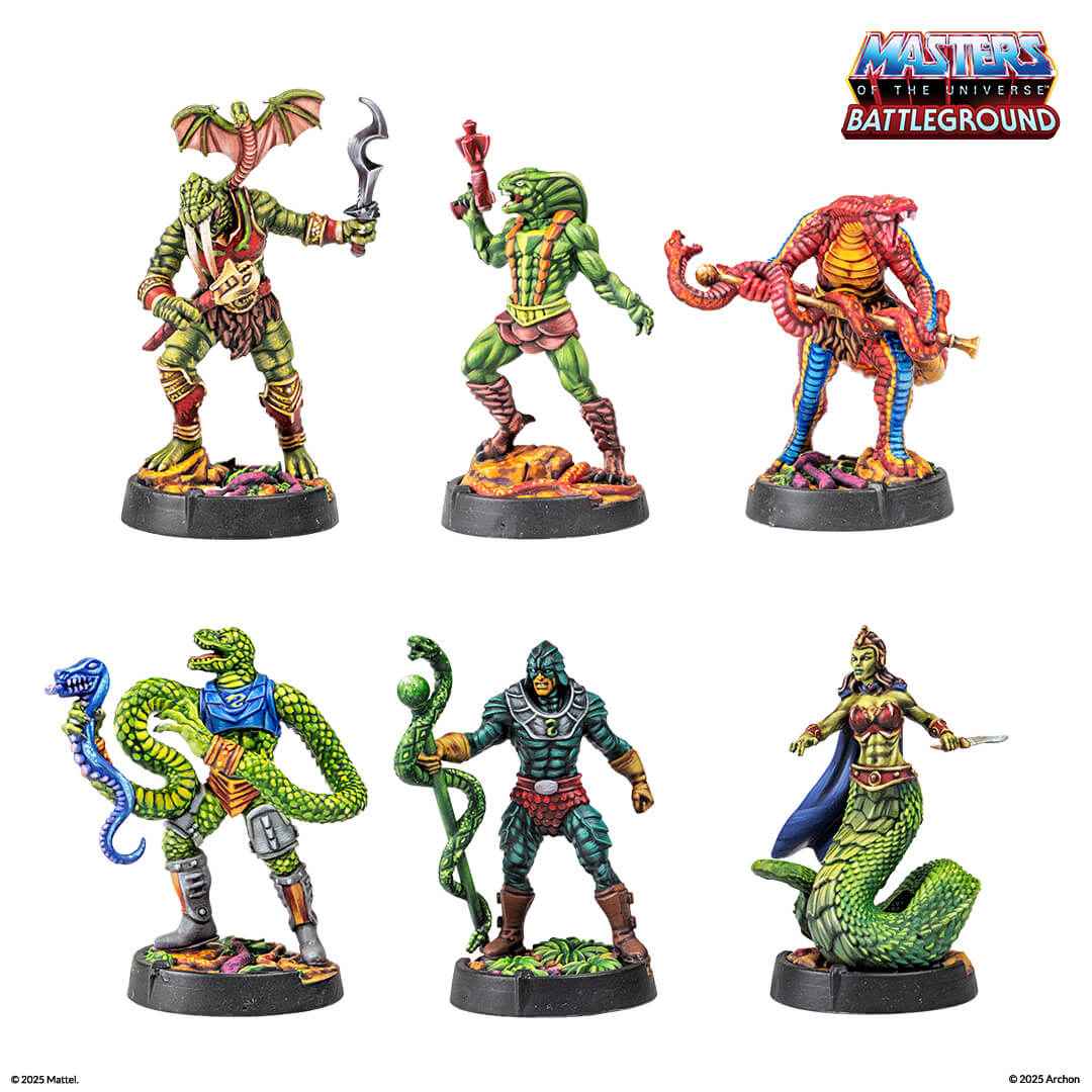 Masters Of The Universe-Battleground: Wave 8 - Snake Men Faction (Deutsch)