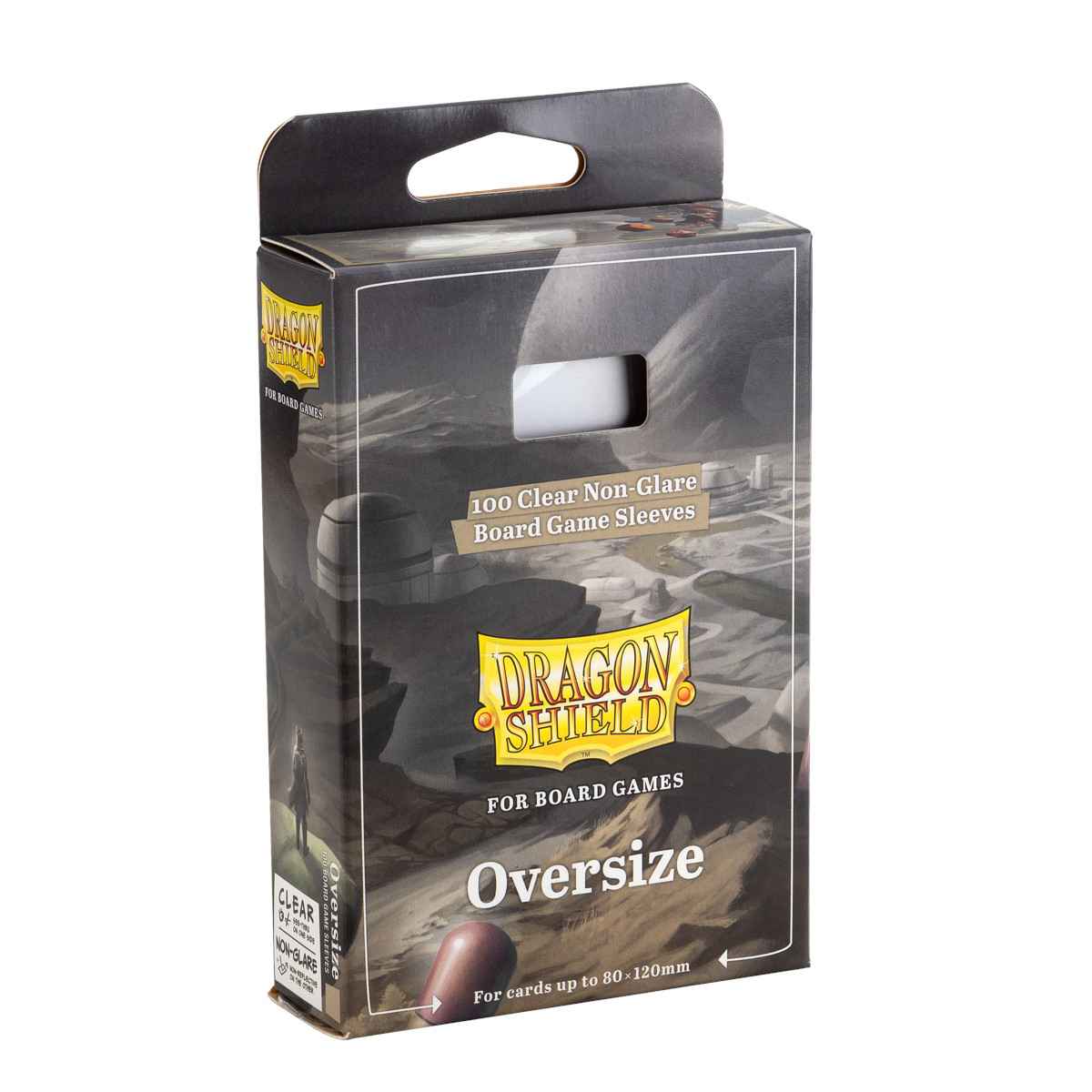 Dragon Shield: Board Game Sleeves Clear/NonGlare – Oversize (100)