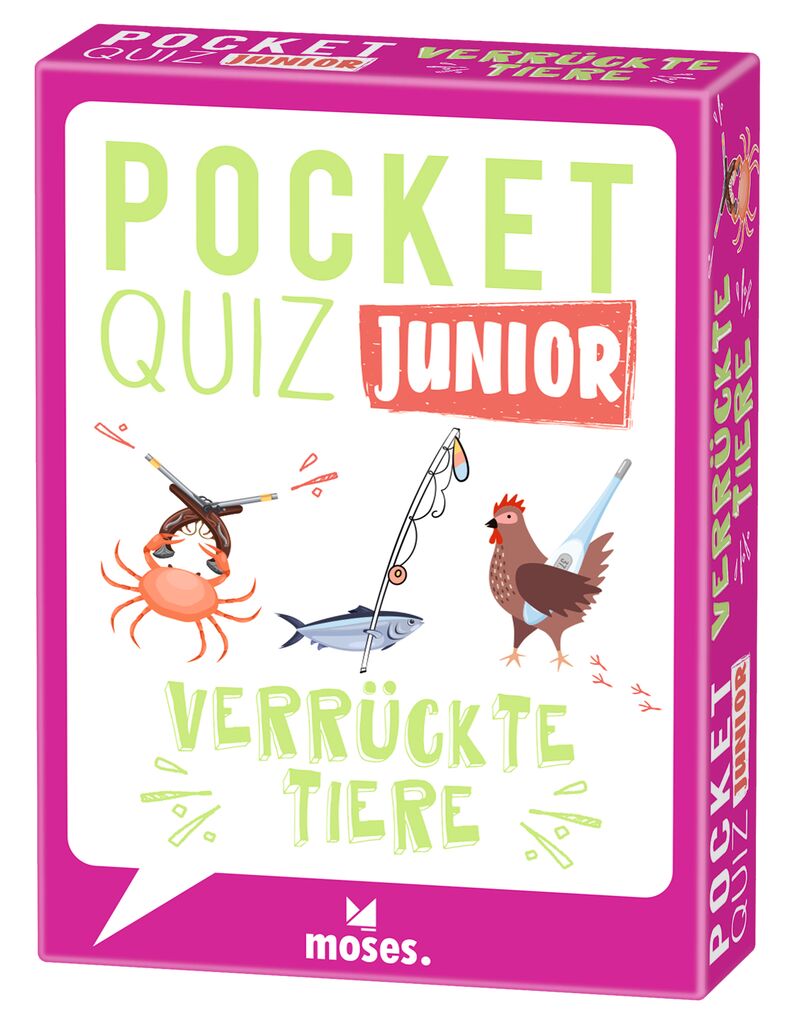 Pocket Quiz junior – Verrückte Tiere