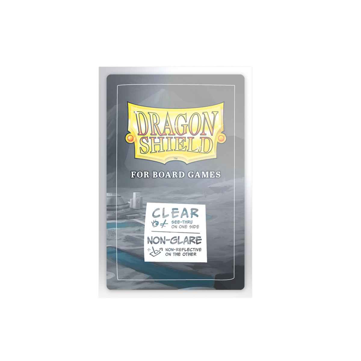 Dragon Shield: Board Game Sleeves Clear/NonGlare – American Standard (100)