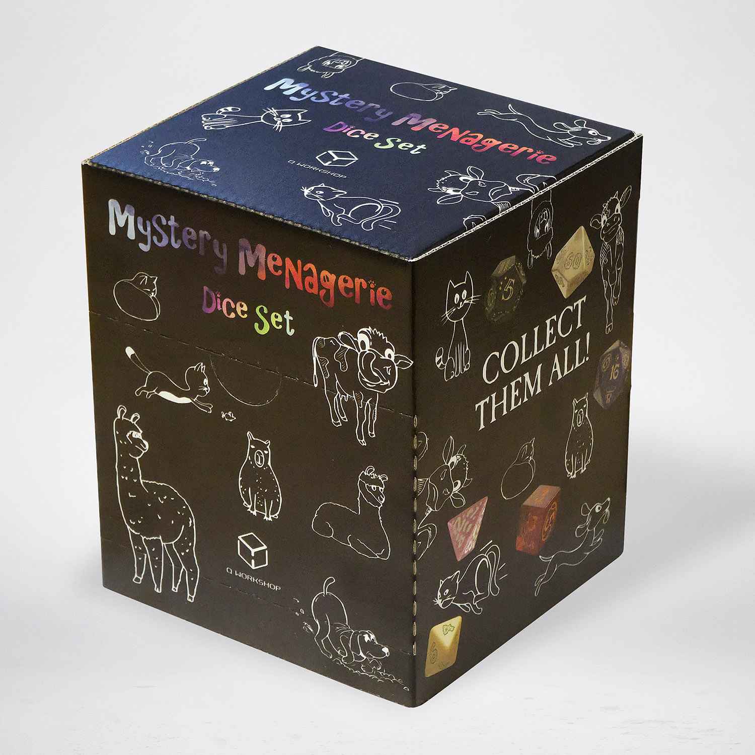 Box of 12 Mystery Menagerie Dice Sets