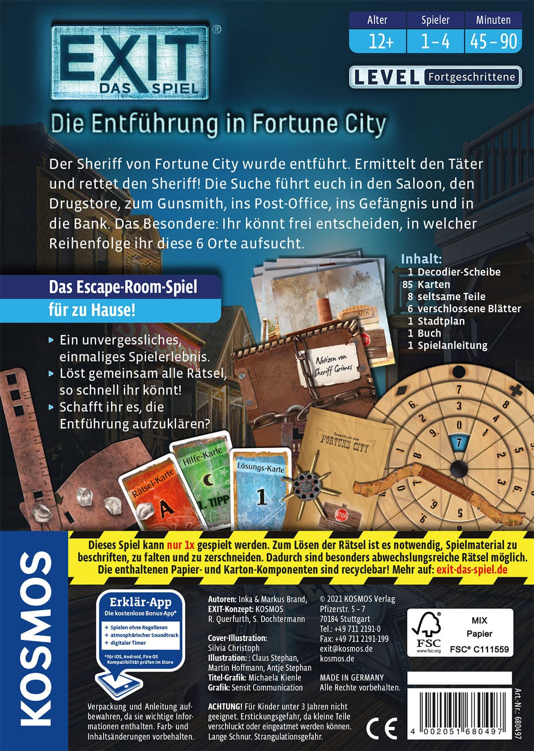 EXIT – Das Spiel: Die Entführung in Fortune City