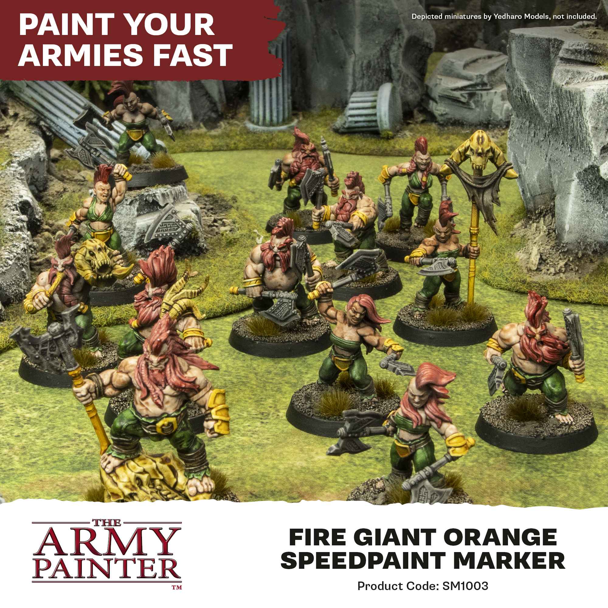 Army Painter Speedpaint: Marker Fire Giant Orange (6)