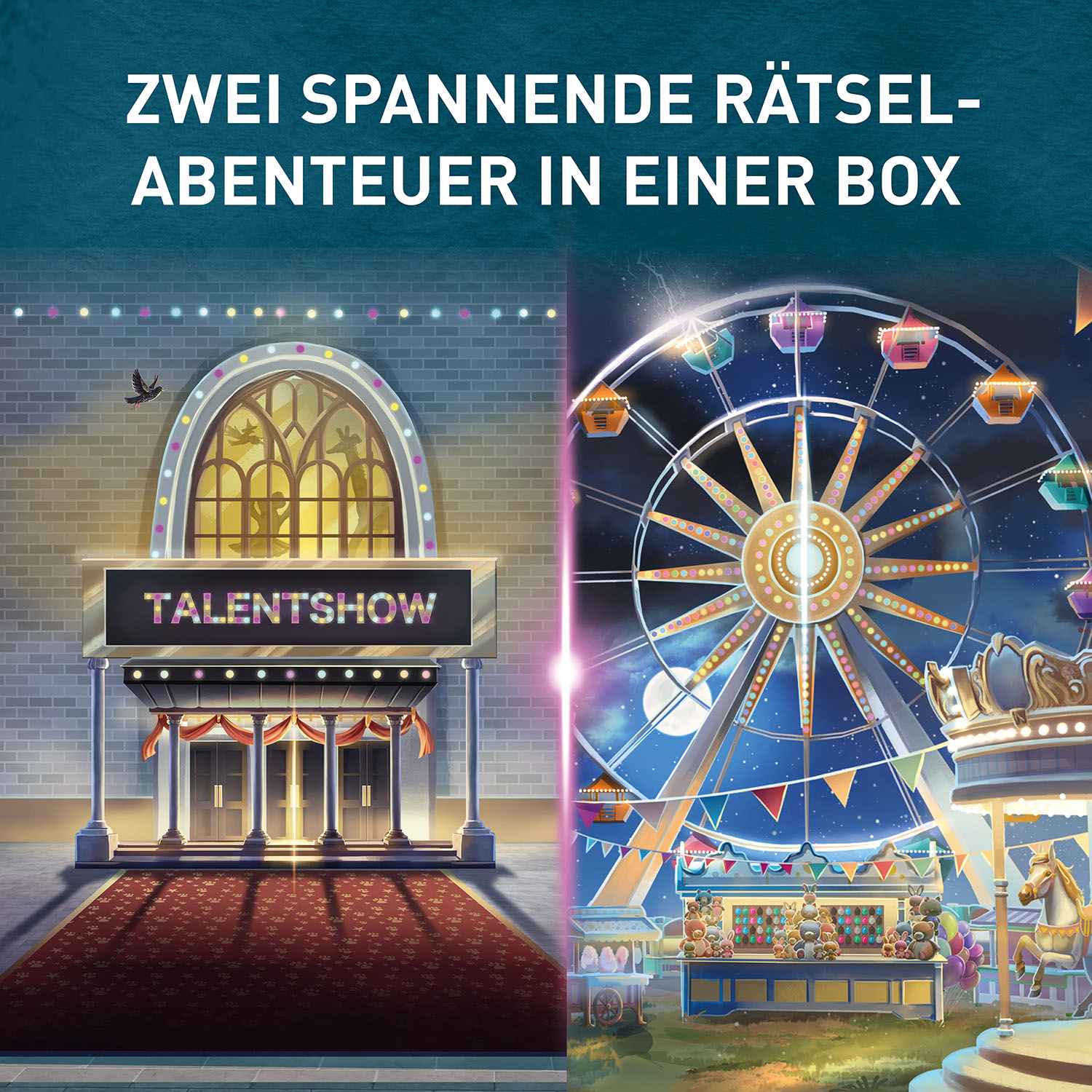 EXIT – Das Spiel Family: Backstage Boys/Jahrmarkt im Dunkeln