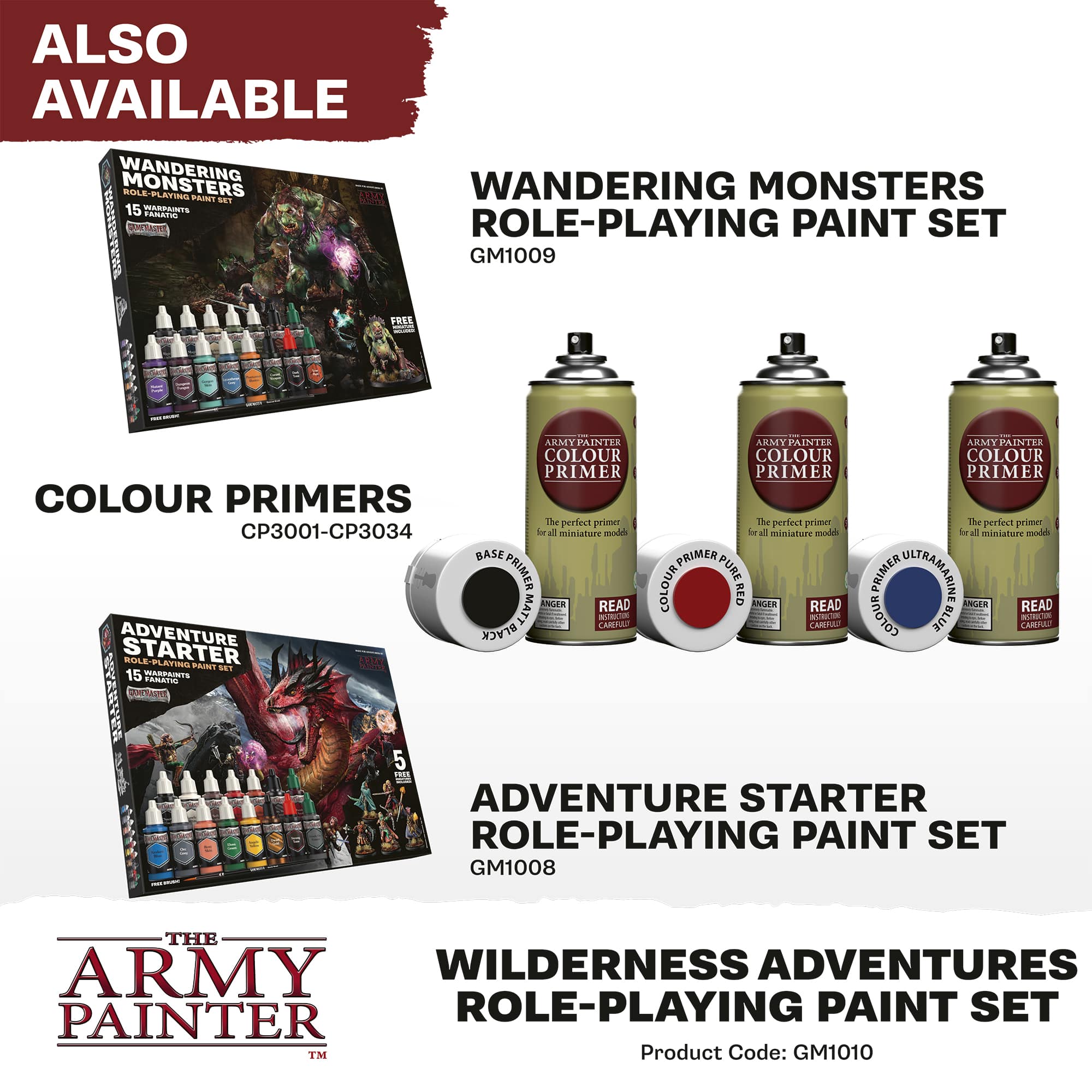 Gamemaster: Wilderness Adventures Paint Set