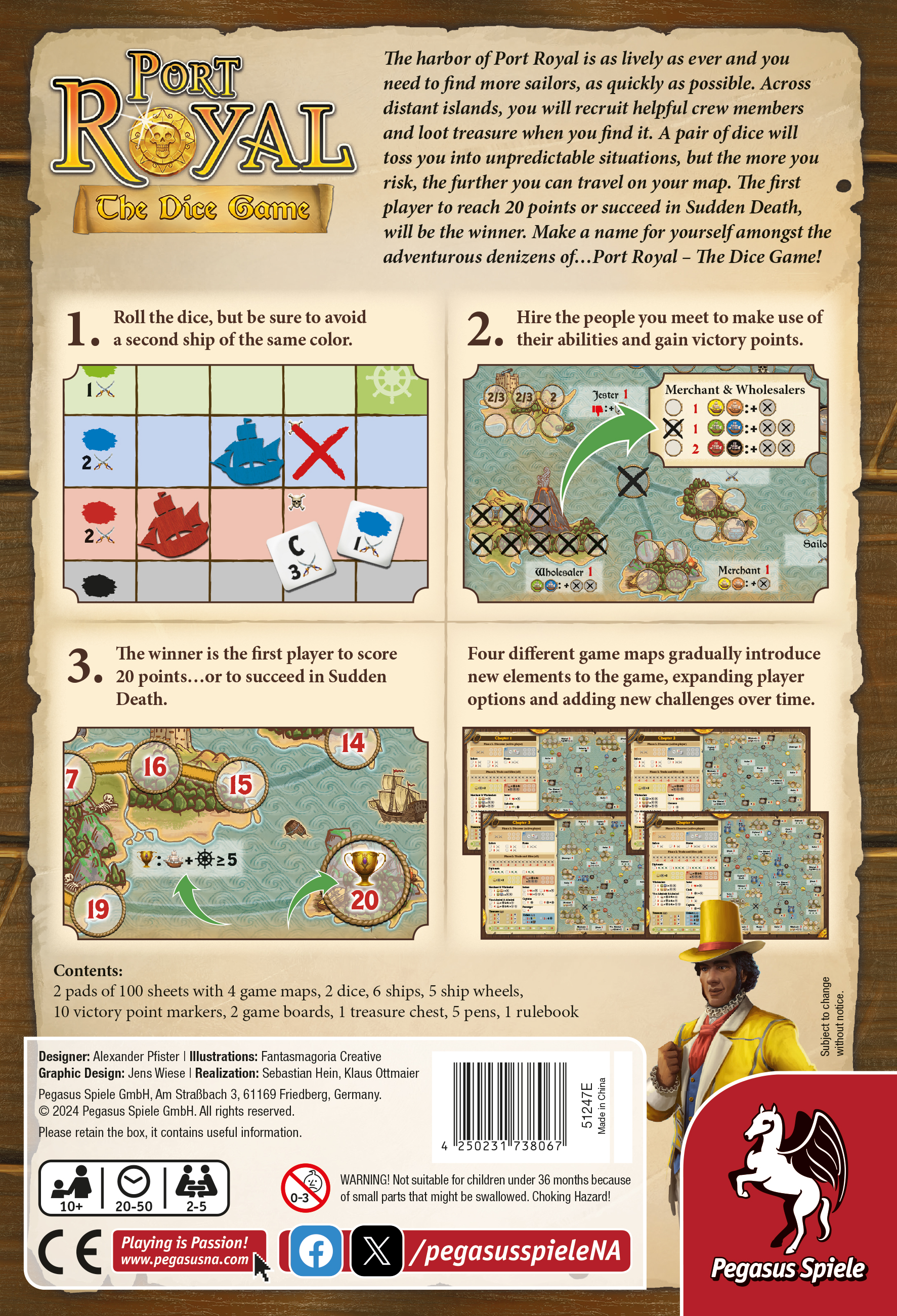 Port Royal - The Dice Game US Edition