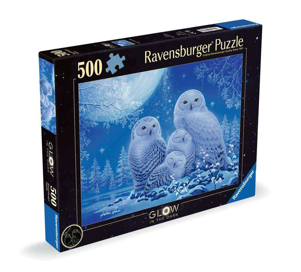 Puzzle: Eulen im Mondschein (500 Teile)