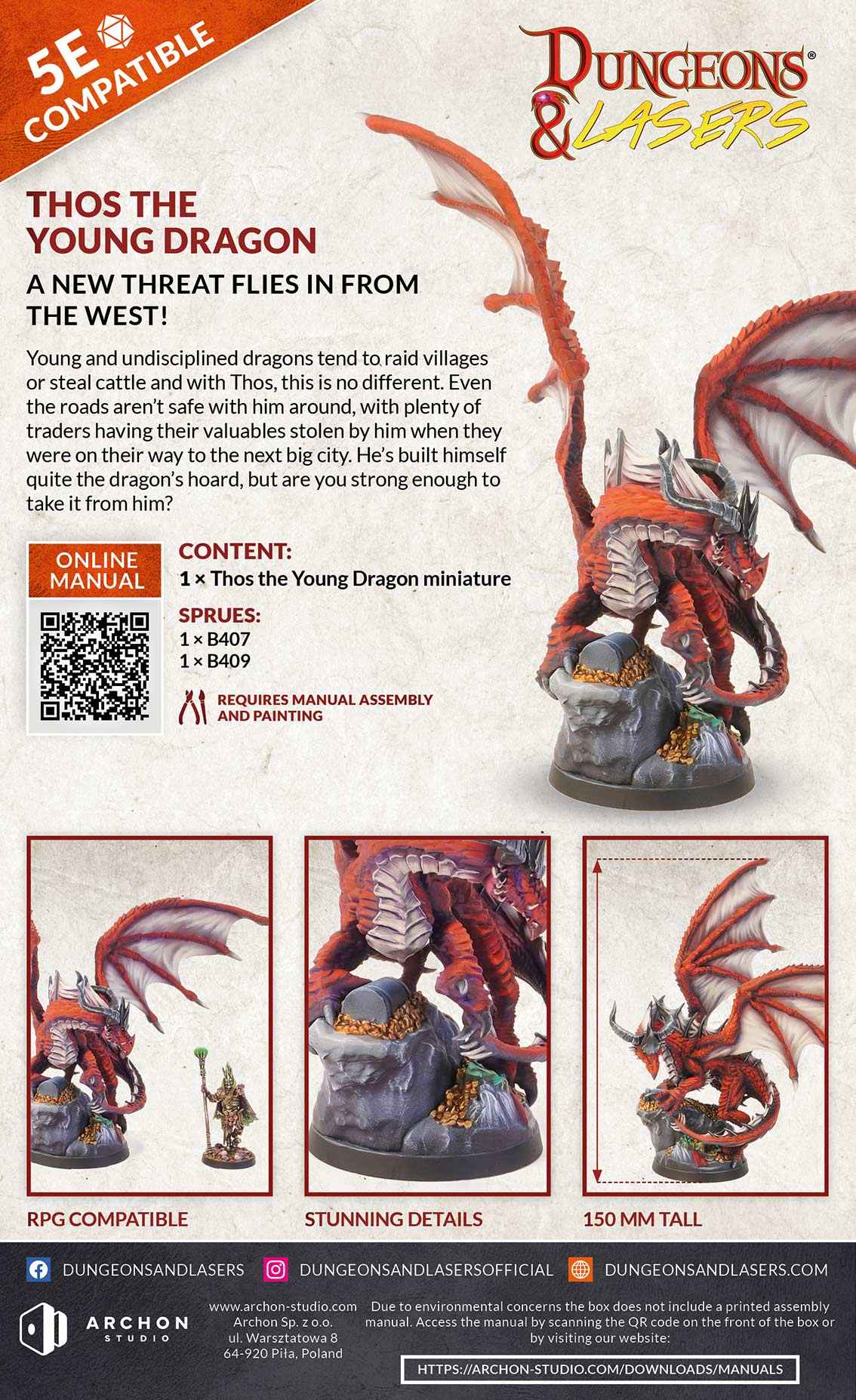 Dungeon&Lasers: Thos The Young Dragon