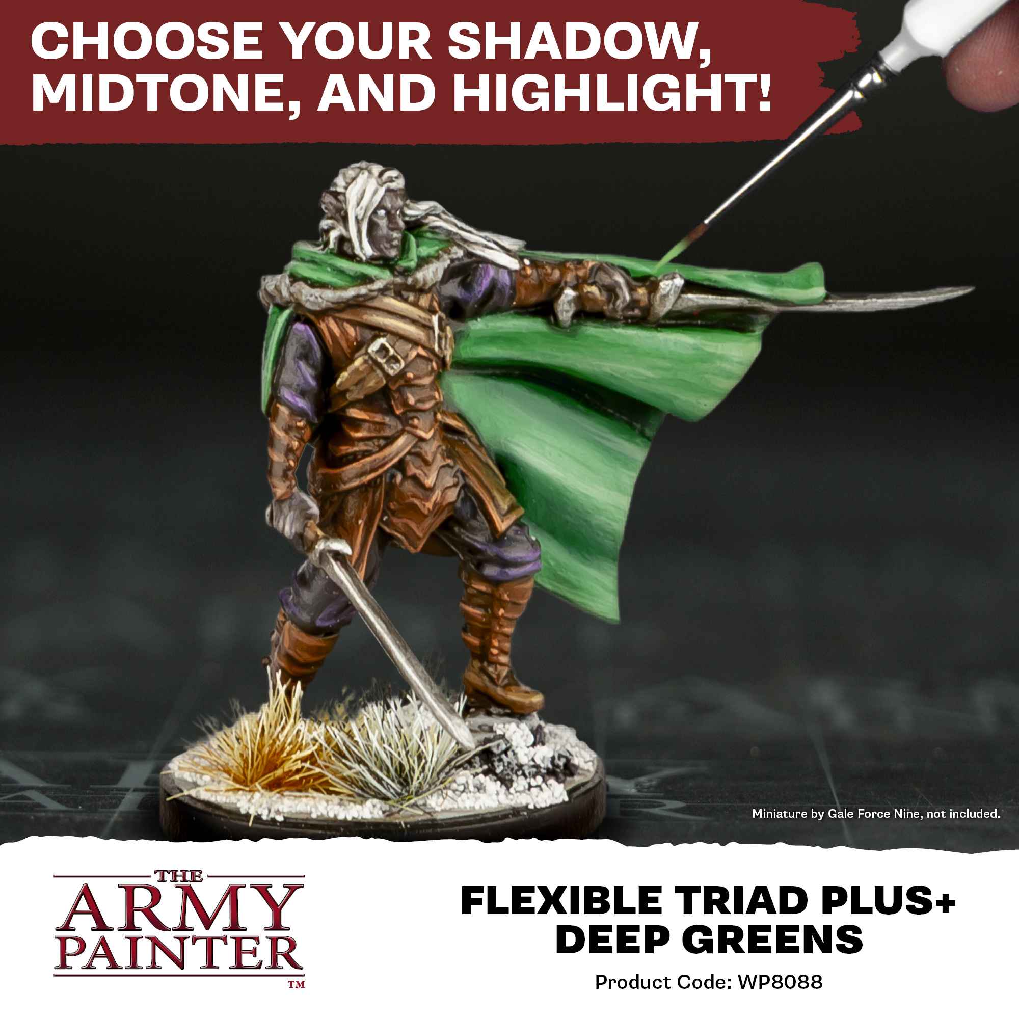 Army Painter – Deep Greens Flexible Triad Plus