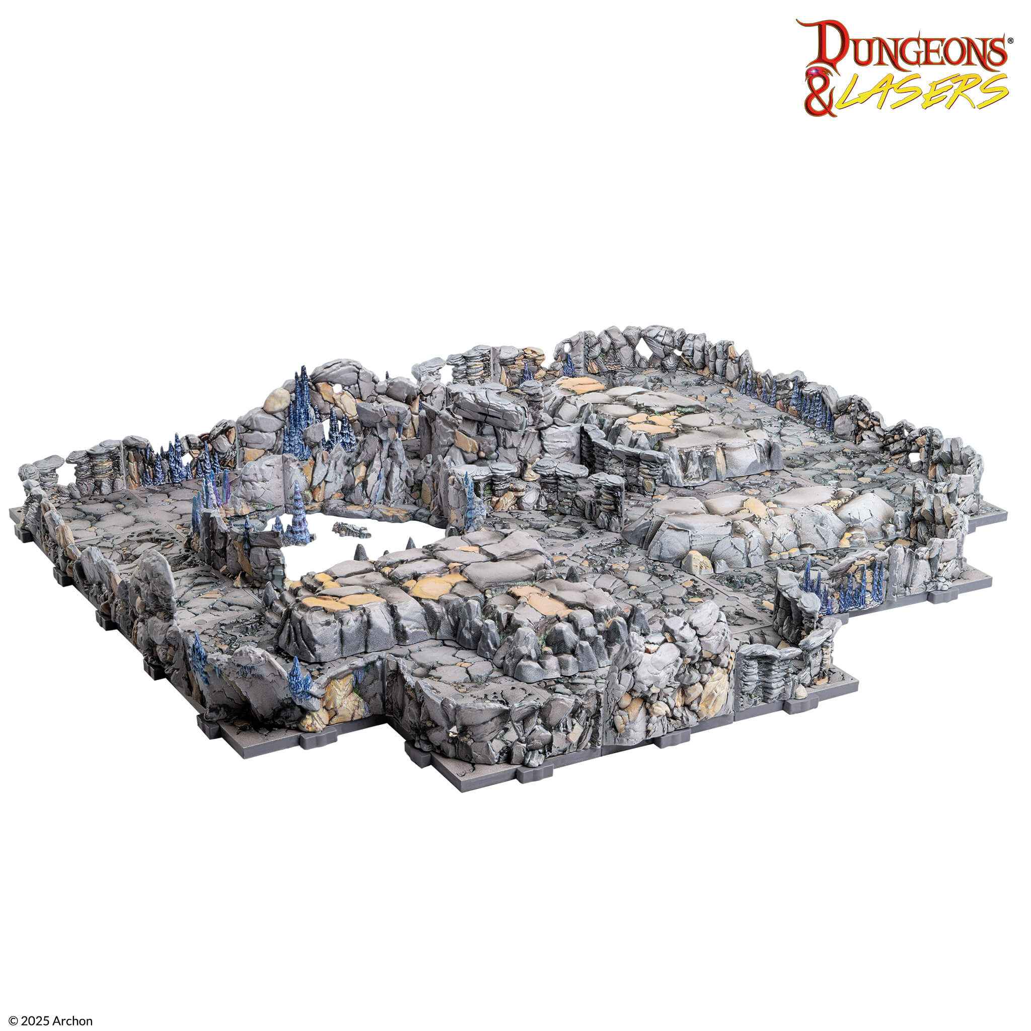 Dungeon&Lasers: Rocky Caves: Pre-Painted