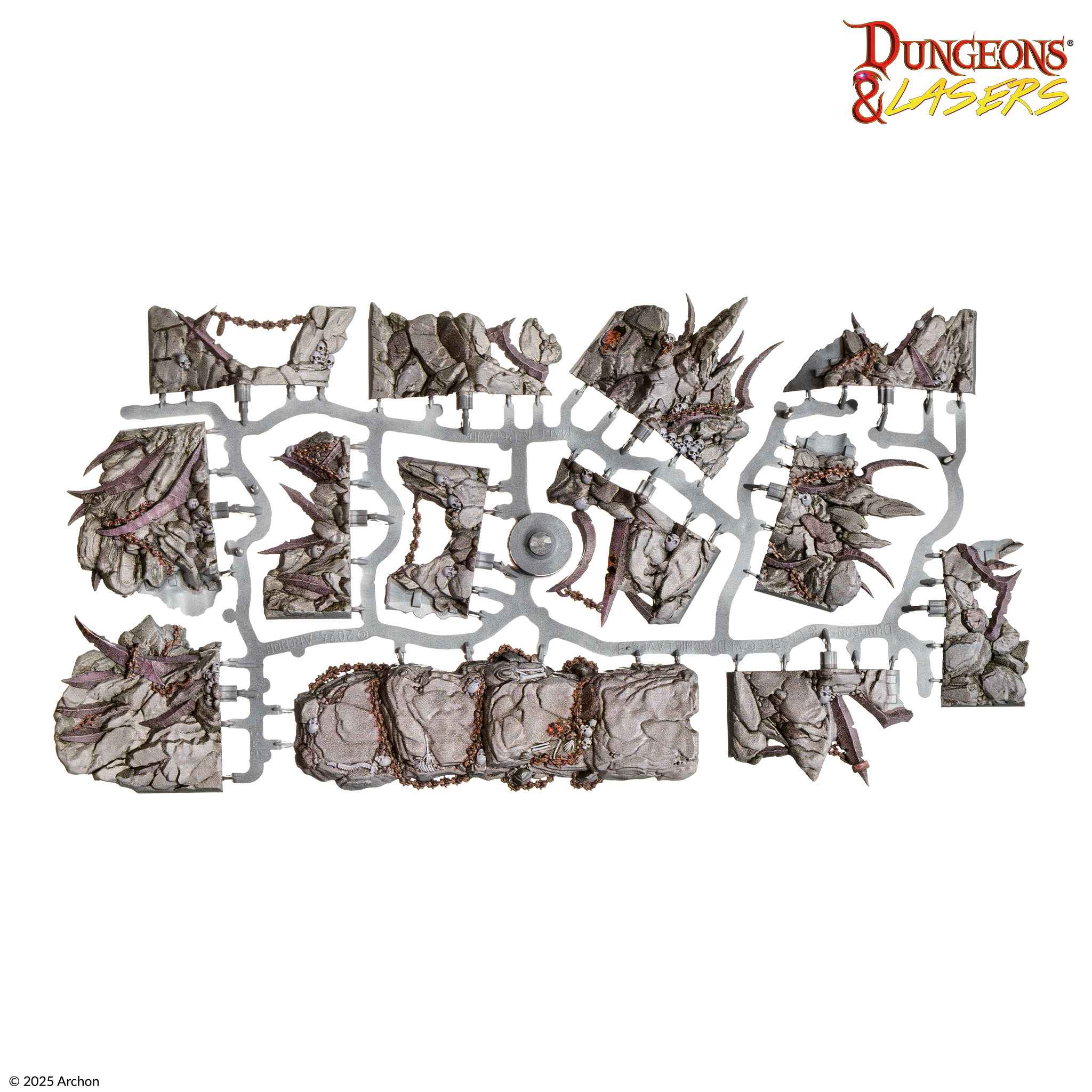 Dungeon&Lasers: Demonic Caves Pre-Painted