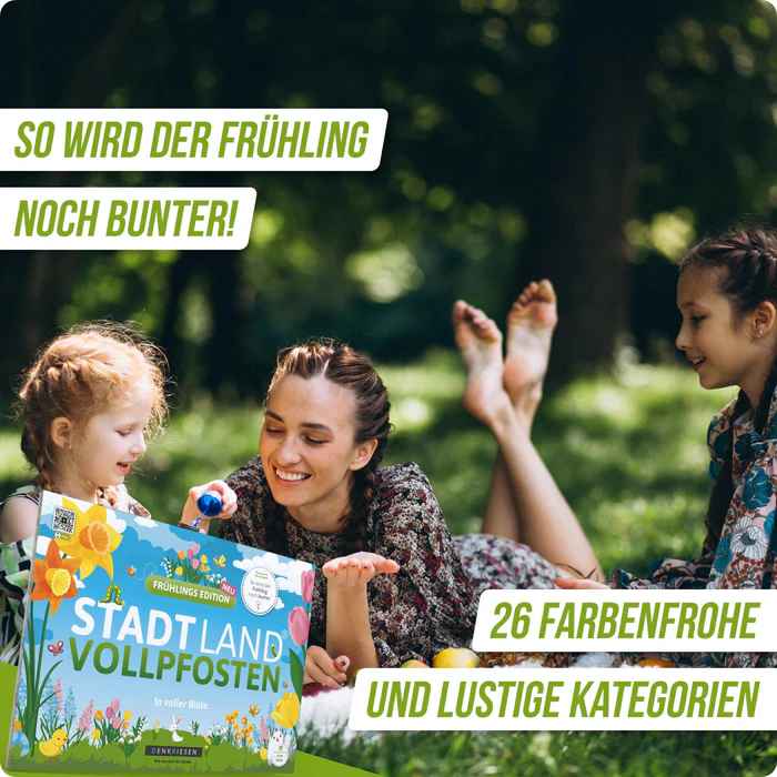 STADT LAND VOLLPFOSTEN – FRÜHLINGS EDITION -  In voller Blüte - A4