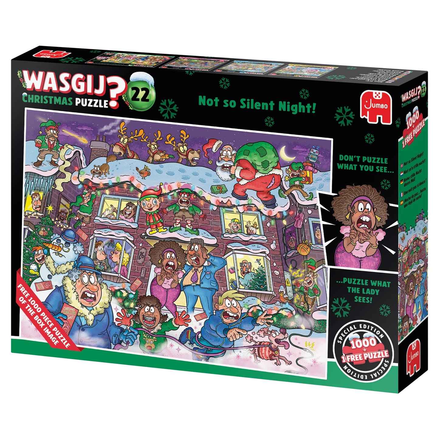 Wasgij Christmas 22: Keine stille Nacht dieses Mal! (2x1000 Teile)