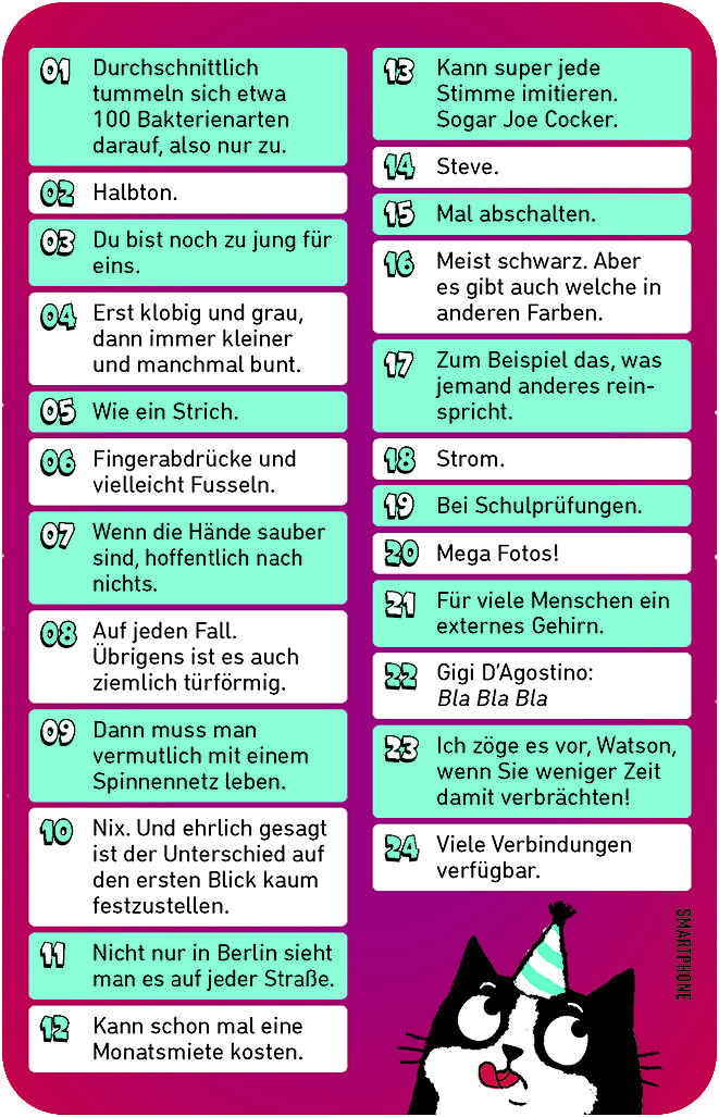 Was passiert, wenn ich dran lecke?