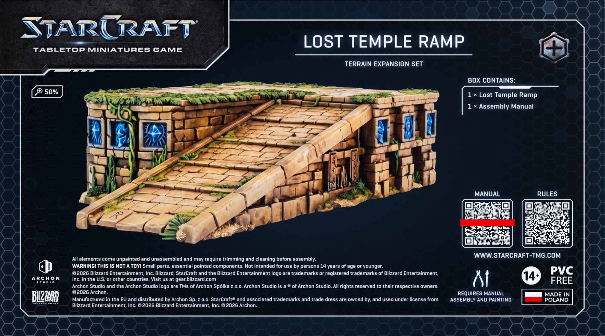 Starcraft : Lost Temple Ramp - [Terrain Expansion Set]