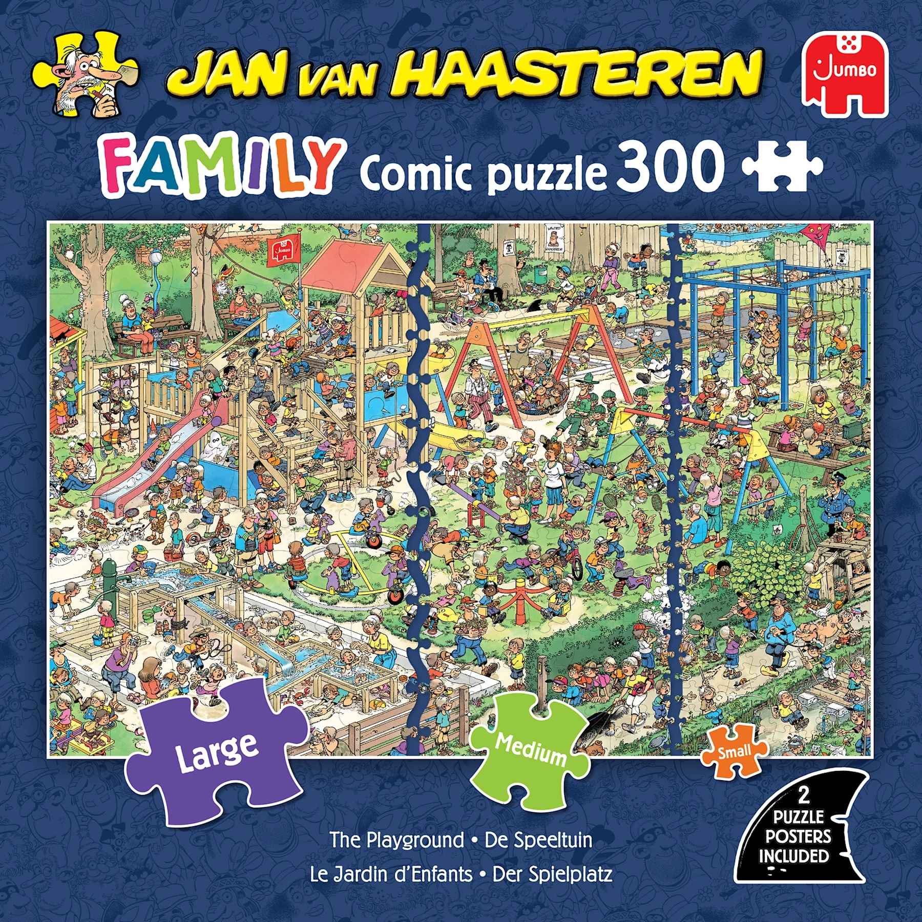 Puzzle: Der Spielplatz ( Family Jan van Haasteren) (300 Teile)