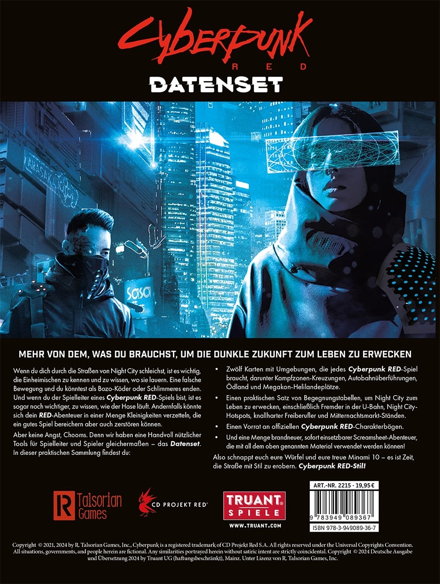 Cyberpunk RED: Datenset