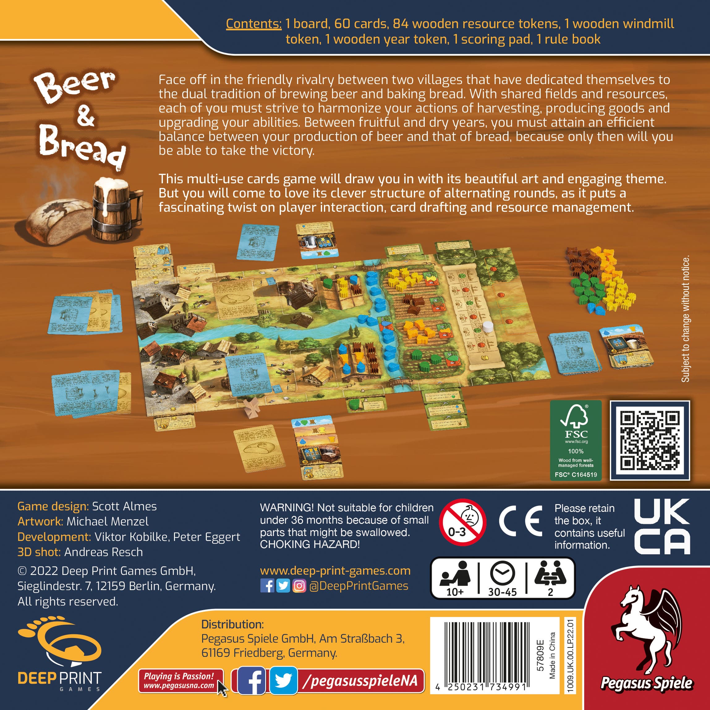 Beer & Bread (English Edition) (Deep Print Games)