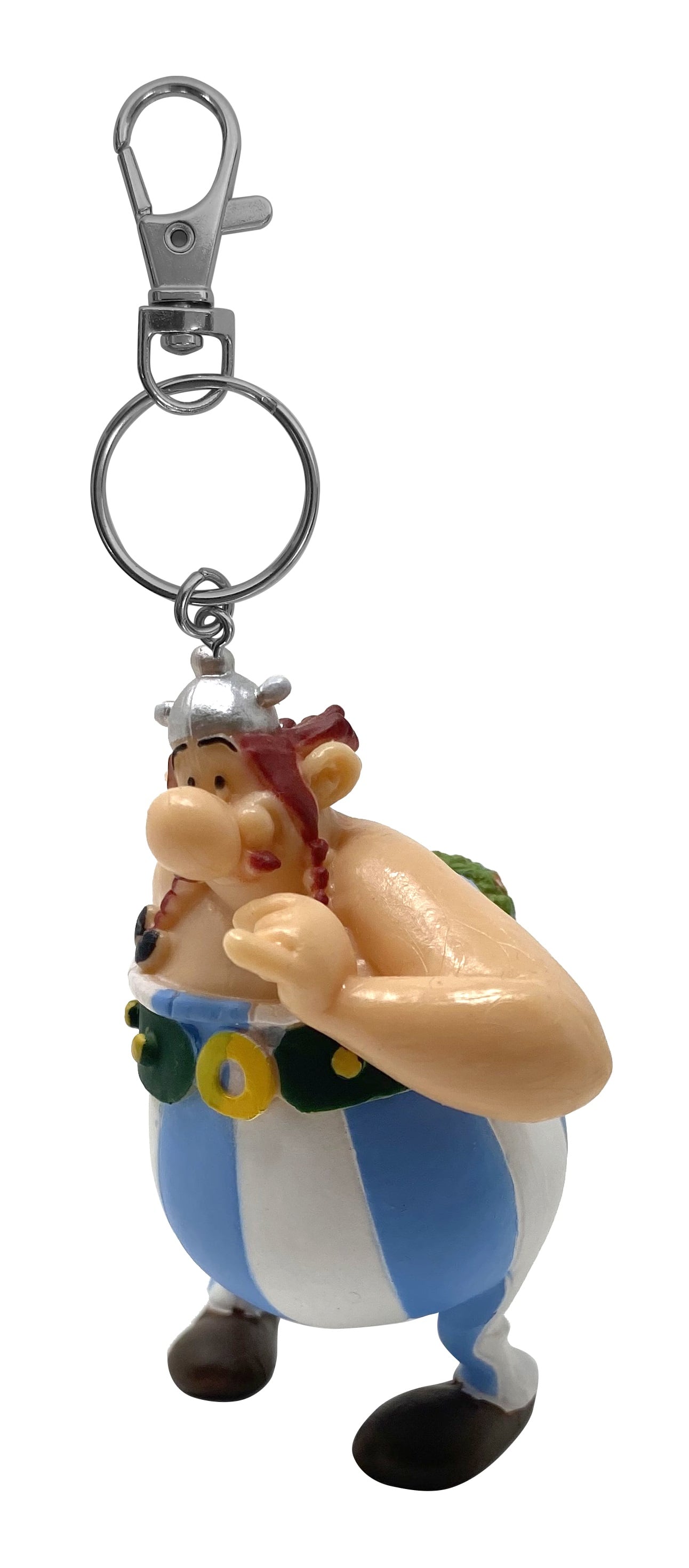 Obelix mit Blumenstrauß - Schlüsselanhänger