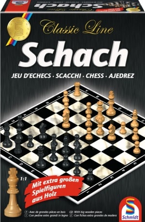 Classic Line: Classic Line, Schach mit extra großen Spielfiguren