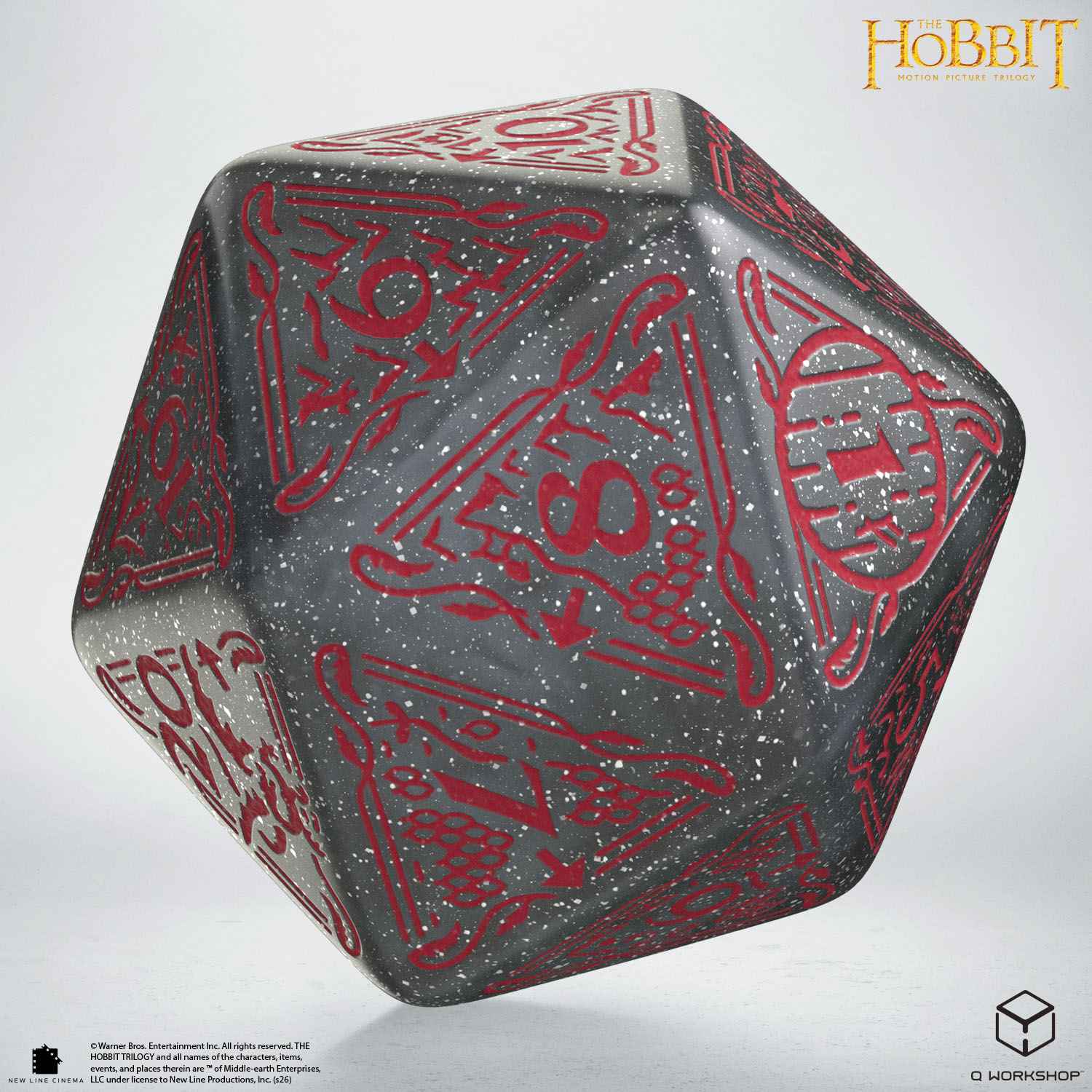 The Hobbit Spindown D20 - Lunaris TCG Jumbo Die
